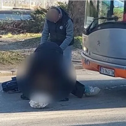 Инцидент! Блъснаха пешеходец СНИМКА