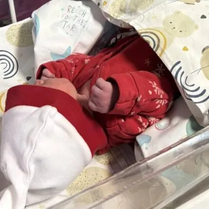 Първото бебе в Пловдив за 2026 година е момиченце което