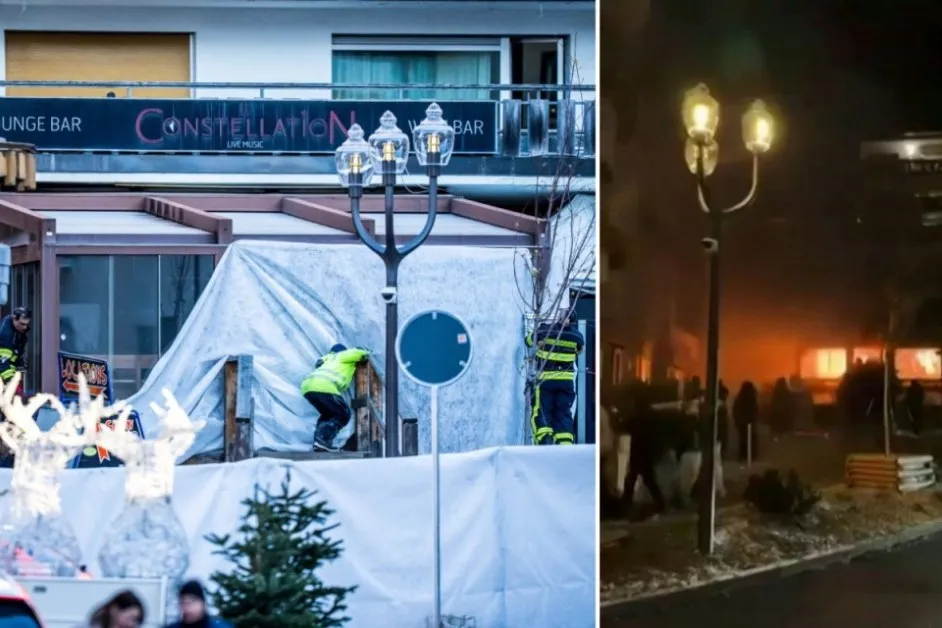 "Около 40" са жертвите на пожара в швейцарски бар