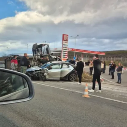 Тежка катастрофа стана днес на автомагистрала Тракия За това сигнализират