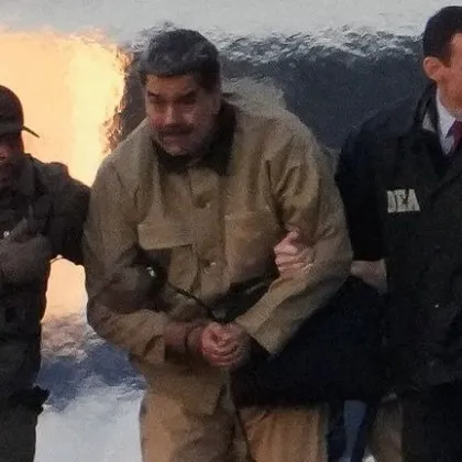 Николас Мадуро сваленият президент на Венецуела и съпругата му бяха