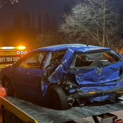 Тежка катастрофа е станала късно снощи край София научи GlasNews Инцидентът е възникнал