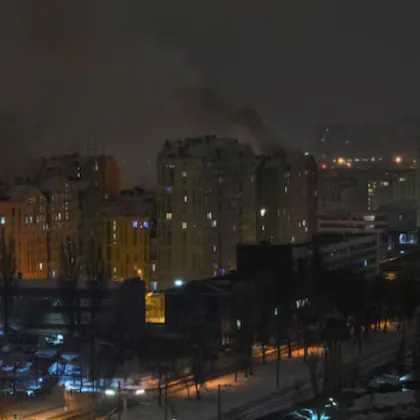 Руски дронове атакуваха цели в Киев убивайки най малко двама души