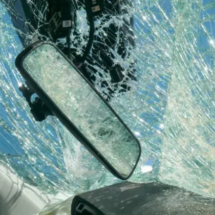 Патрулка полетя в урва край Девин