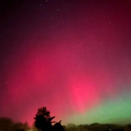 Полярното сияние озари в различна степен почти цяла Европа през