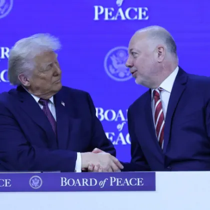 Желязков подписа участието на България в Съвета за мир на Тръмп