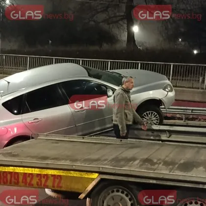 Инцидент затрудни движението на един от най натоварените пътни възли в