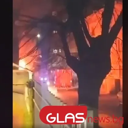 Апартамент и прилежащ гараж изгоряха напълно при силен пожар в Плевен