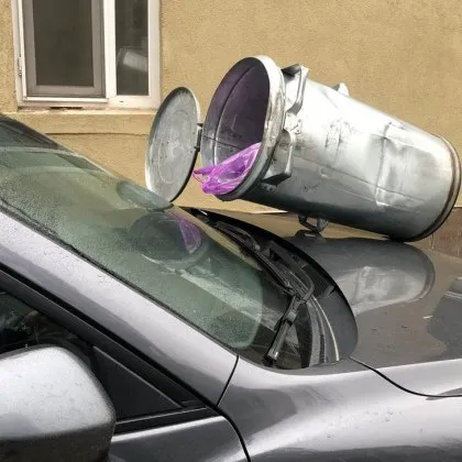 На куриозна гледка се натъкна гражданин по павираните улици на