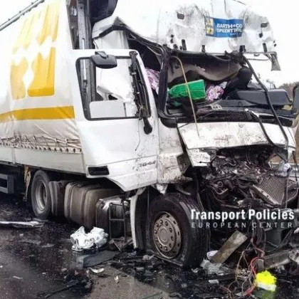 66 годишен турски гражданин е загиналият шофьор на камиона предизвикал катастрофата