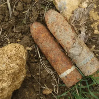 Мъж постъпи в болница със снаряд от Първата световна война в тялото си