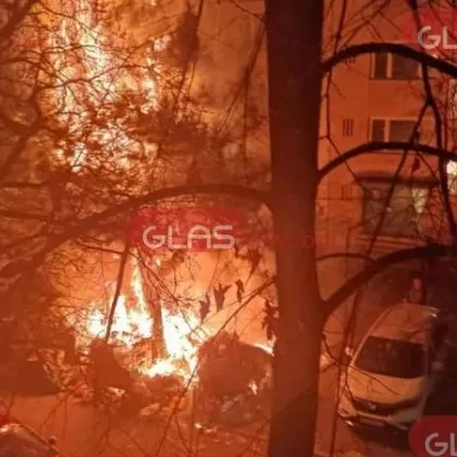 Сигнал за пожар в контейнер за битови отпадъци е подаден