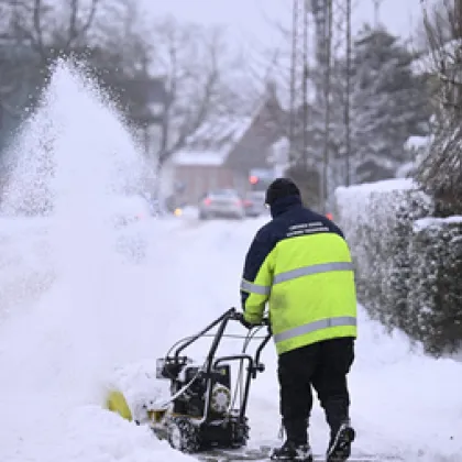 Дания днес е отчасти парализирана заради значителни снеговалежи в голяма