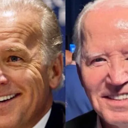 Байдън починал през 2019 г.? ВИДЕО с президента, наместващ изплъзнала се маска, взриви нета