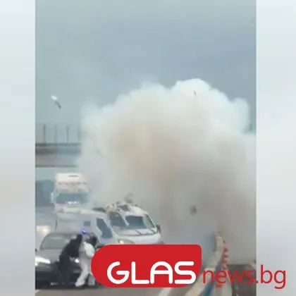 Български тираджии: взривиха инкасо кола насред път в Италия ВИДЕО