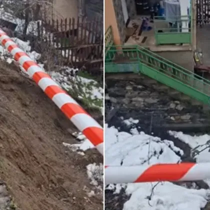 Свлачище в района под Св Марина в село Варвара застрашава обитаеми къщи