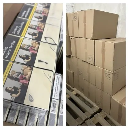 Задържаха двама с огромно количество цигари без бандерол