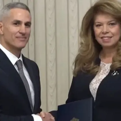 Президентът Илияна Йотова приема избрания от нея за служебен премиер