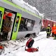 5 ранени, след като лавина дерайлира влак близо до Швейцария ВИДЕО