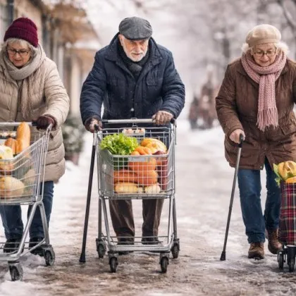 Когато ледът събори баба: млада жена от Лозенец ще пазарува безплатно за възрастни