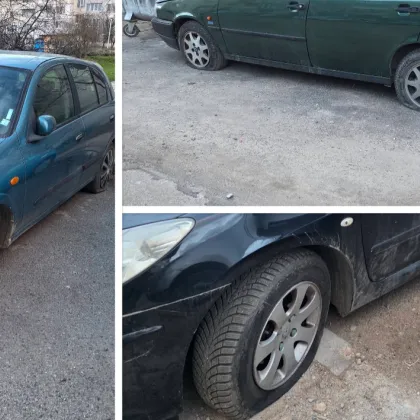 Нарязаха гумите на няколко коли в София, родители не успяха да закарат децата си на градина