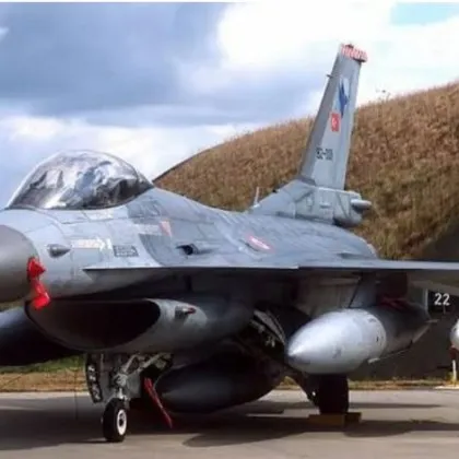 Падналият вчера в северозападния турски окръг Балъкесир изтребител F 16 е