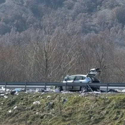 Жена загина при катастрофа на АМ "Струма" СНИМКИ