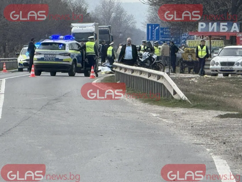 Полицай е загиналият на мотор край Пловдив