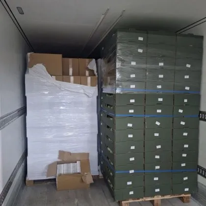 Спипаха тираджия, превозващ контрабандни цигари за над 1,1 млн. евро СНИМКИ