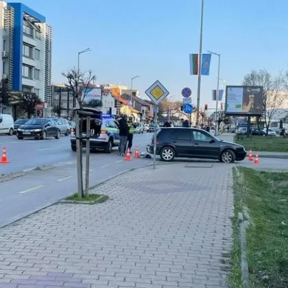 Инцидент с водач на тротинетка е станал този следобед в