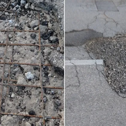 ВИДЕО показва опасни дупки на мост в Карловско