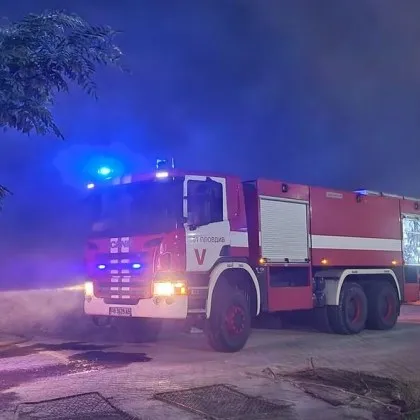 Пожар е избухнал в землището на село Марчево в гориста
