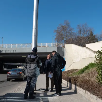 Започна поставянето на първата стационарна камера за автоматично измерване на скорост в