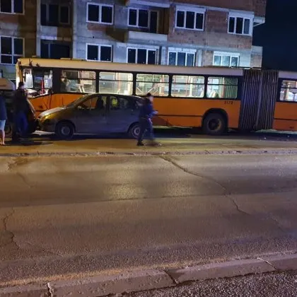 Тежка катастрофа е станала в София тази вечер съобщават очевидци