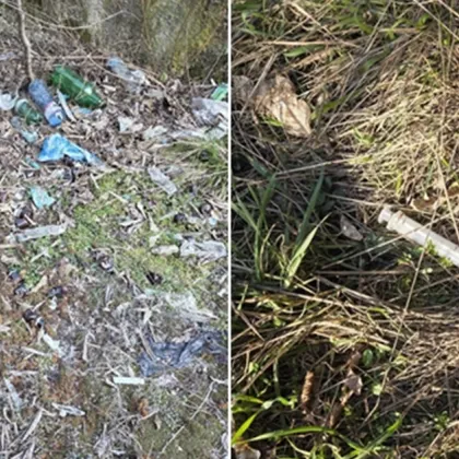 Десетки използвани спринцовки и игли открити край болничен комплекс СНИМКИ