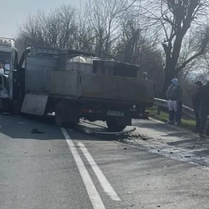 Челна катастрофа на пътя Севлиево &ndash; Велико Търново СНИМКИ