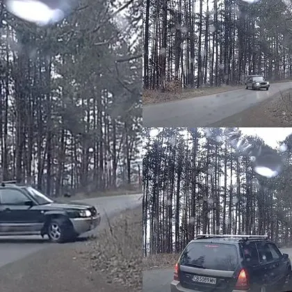 Шофьор излетя от завой, заби се в спряла кола