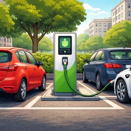 Паркираш на зарядна? Остроумен съсед от Слатина разби тарикатите