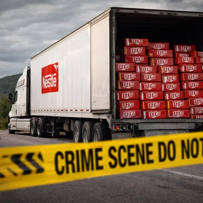 Кражба за милиони: Изчезна камион с 12 тона KitKat