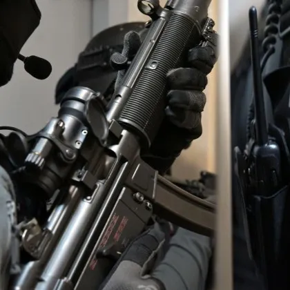 Задържаха млад мъж за нападението над полицай от ГДБОП и баща му