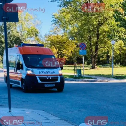 Мъж пламна при работа с горелка