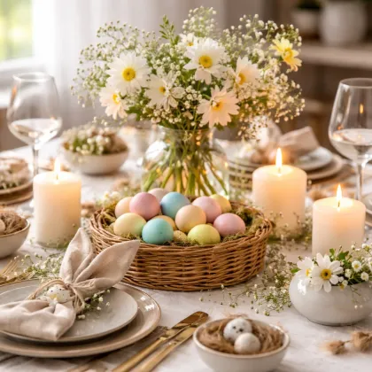 Как да подредим великденската трапеза като от списание (с бюджет до 25 евро)