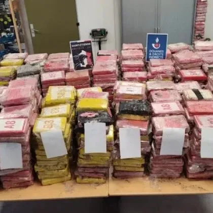 Френски митничари откриха огромно количество дрога скрита в почва за