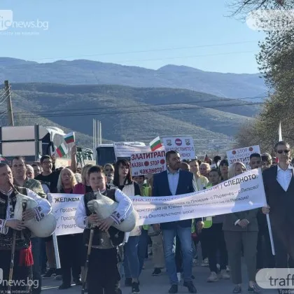 Протестиращи затвориха Околовръстното на Пловдив СНИМКИ