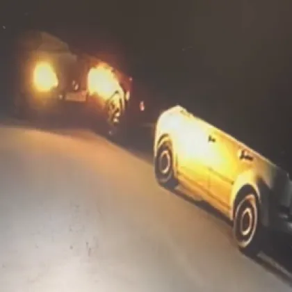 Камери уловиха бягство след катастрофа в пловдивско село СНИМКИ