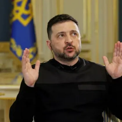Украинският президент Володимир Зеленски заяви че Русия може да е