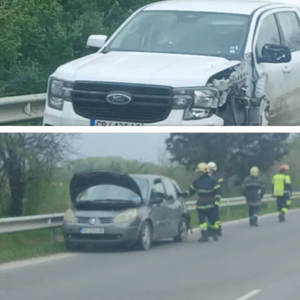 Две коли се блъснаха край Пловдив