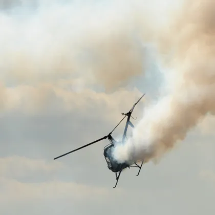 Хеликоптер Airbus H130 с шестима пътници и двама членове на