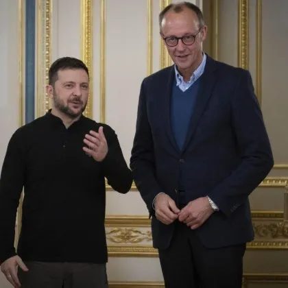 Германският канцлер Фридрих Мерц заяви че Украйна може да се