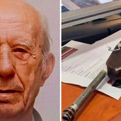 Гръцката полиция е задържала 89 годишен мъж в град Патра който